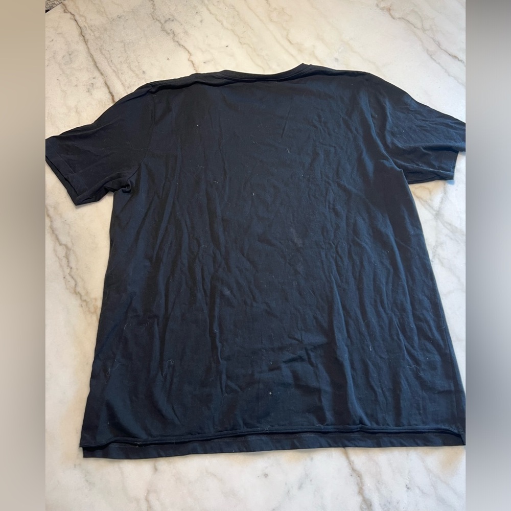 Saint Laurent 2019 Black Metallic Palm Tee XL NWT - Picture 6 of 11